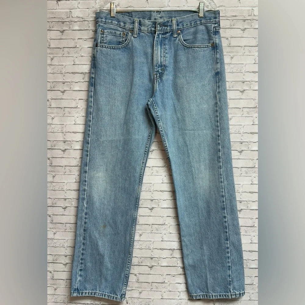 Levi's 505 33 X 30 Mens Jeans Rare Red R Only Tab Read Description